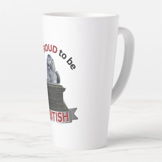 Ich bin stolz, Brite zu sein Milchtasse (Rechte Ecke)