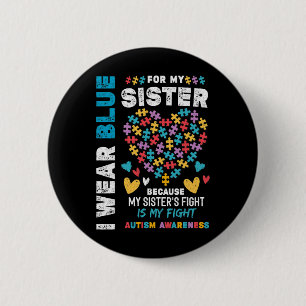 Ich bin stolz Bruder, dass ich Blau für meine Schw Button