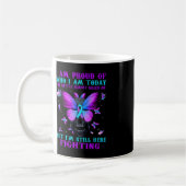 Ich bin stolz darauf, wer ich heute bin kaffeetasse (Links)