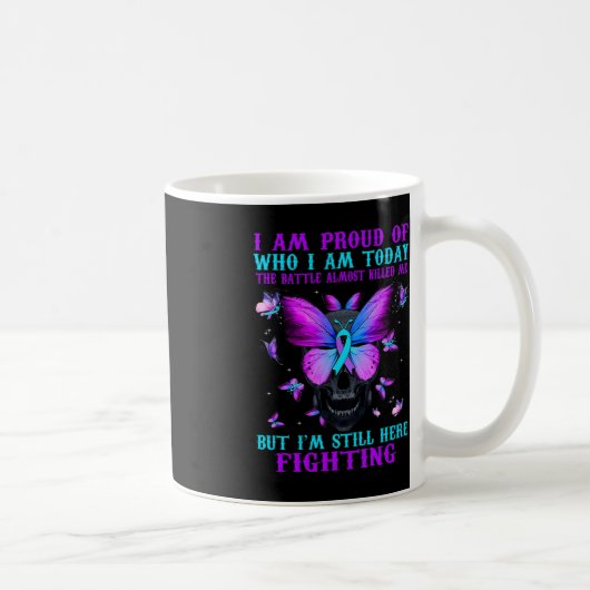 Ich bin stolz darauf, wer ich heute bin kaffeetasse (Rechts)
