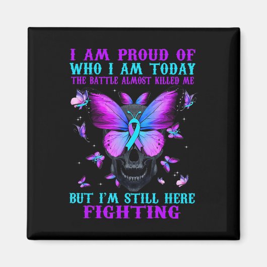 Ich bin stolz darauf, wer ich heute bin magnet (Vorne)