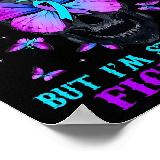 Ich bin stolz darauf, wer ich heute bin poster (Ecke)