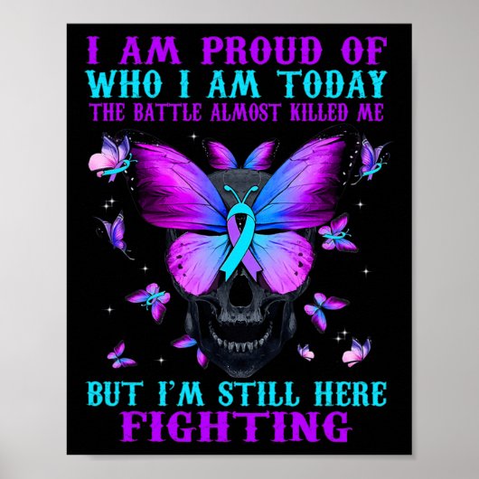 Ich bin stolz darauf, wer ich heute bin poster (Vorne)