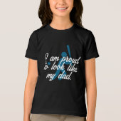 Ich bin stolz darauf, wie mein Vater auszusehen Tri-Blend Shirt (Vorderseite)