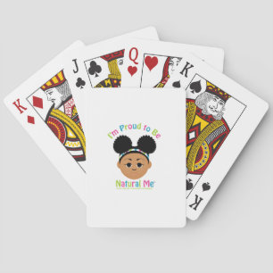 Ich bin stolz, dass ich natürlich bin! Geschenke Spielkarten