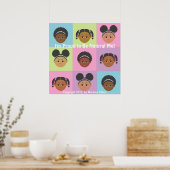 Ich bin stolz, dass ich natürlich bin! poster (Küche)