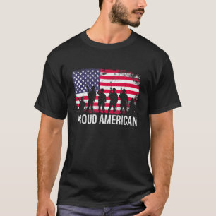 Ich bin stolzer Amerikaner und Patriot T-Shirt