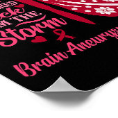 Ich bin Storm Brain Aneurysm Bewusstseinsbildung M Poster (Ecke)