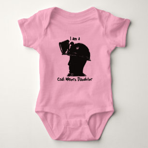 Ich bin Strampler eines Kohlebergbauer-Tochter-Säu