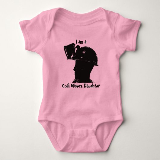 Ich bin Strampler eines Kohlebergbauer-Tochter-Säu (Vorderseite)