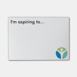 Ich bin strebender… klebriger Notizblocksatz Post-it Klebezettel