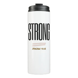 ICH BIN (STRONG) - ISAIAH 41:10 THERMOSBECHER