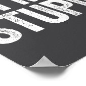 Ich bin Stud Shirt Lustig Männer Frauen Kinder pas Poster (Ecke)