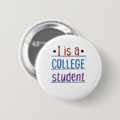Ich bin Student der Uni Button (Vorne & Hinten)