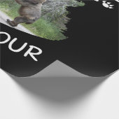 Ich bin stündlich in Rente, in der glücklichen Stu Geschenkpapier (Ecke)