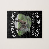 Ich bin stündlich in Rente, in der glücklichen Stu Puzzle (Horizontal)