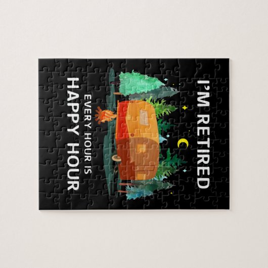 Ich bin stündlich müde, in einer glücklichen Stund Puzzle (Horizontal)