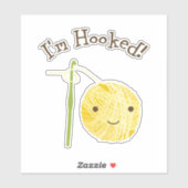 Ich bin süchtig aufkleber (Blatt)