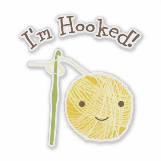 Ich bin süchtig aufkleber (Vorderseite)