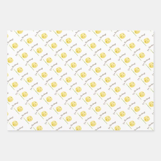 Ich bin süchtig geschenkpapier set (Vorderseite 2)