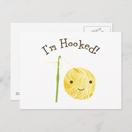 Ich bin süchtig postkarte (Vorne/Hinten)