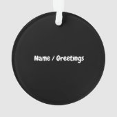 Ich bin sucker für dich, Groovy Valentins Matching Ornament (Rückseite)