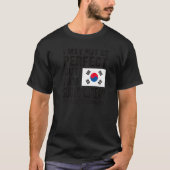 Ich bin Südkoreanischer Flagge Südkoreas Südkorean T-Shirt (Vorderseite)