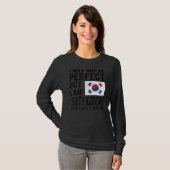 Ich bin Südkoreanischer Flagge Südkoreas Südkorean T-Shirt (Vorne ganz)