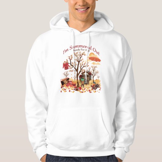 Ich bin Summered heraus, das zum Fall - Hoodie (Vorderseite)