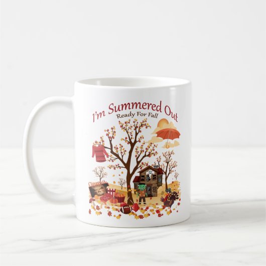 Ich bin Summered heraus, das zum Fall - Kaffeetasse (Links)
