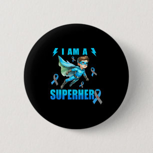 Ich bin Superheld Typ 1 Diabetes Awareness T1d Boy Button