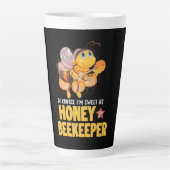 Ich bin süß als Honigbienenhalter Milchtasse (Vorderseite)