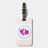 Ich bin süß auf deinem Valentin Gepäckanhänger (Vorderseite vertikal)