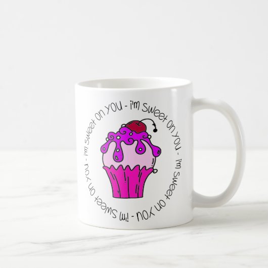Ich bin süß auf deinem Valentin Kaffeetasse (Rechts)