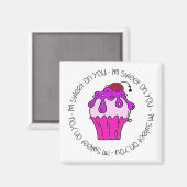 Ich bin süß auf deinem Valentin Magnet (Vorderseite/Rückseite)