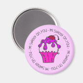 Ich bin süß auf deinem Valentin Magnet (Vorderseite/Rückseite)