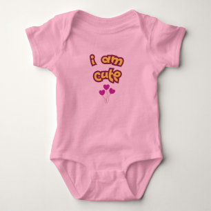 Ich bin süß baby strampler