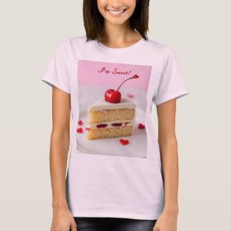 Ich bin süß - Cherry auf dem T - Shirt