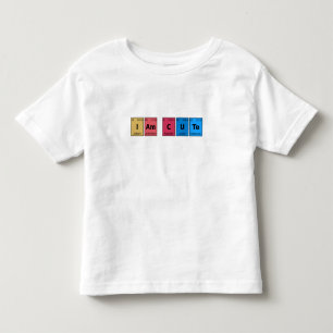 Ich bin süße Periodensystem Kleinkind T-shirt