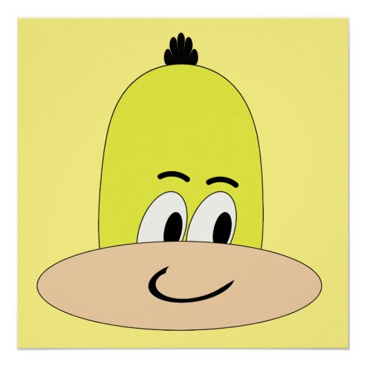 Ich bin Sveety, Funny Face Cartoon Poster (Vorderseite)