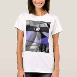 Ich BIN T - Shirt Trend Abstrakt Lavendel Violet