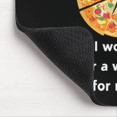 Ich bin Tanka Jahari Funny Pizza Lover Mousepad (Ecke)
