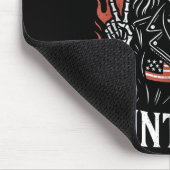 Ich bin Tante Tifa Funny Skeletter Biker Tante Tif Mousepad (Ecke)