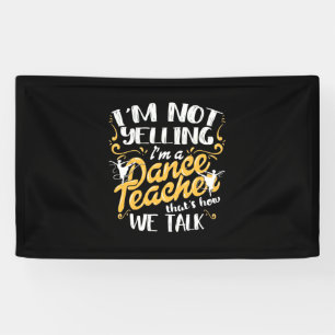 Ich bin Tanzlehrer Banner