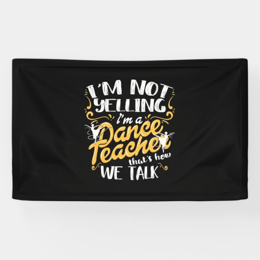 Ich bin Tanzlehrer Banner (Horizontal)