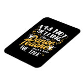 Ich bin Tanzlehrer Magnet (Linke Seite)