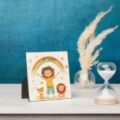 Ich bin tapfer - Kinder Affirmation Tabletop Plaqu Fotoplatte (InSitu)