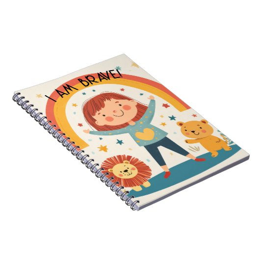 Ich bin tapfer - Kindernachweis Notizblock (Rechte Seite)