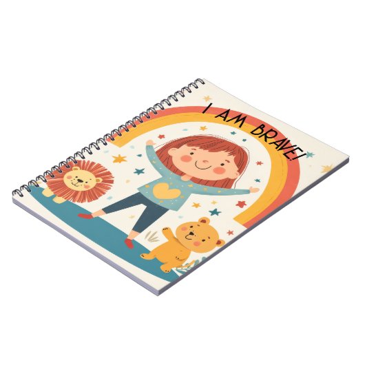 Ich bin tapfer - Kindernachweis Notizblock (Linke Seite)