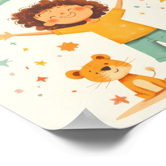 Ich bin tapfer - Kindernachweis Poster (Ecke)